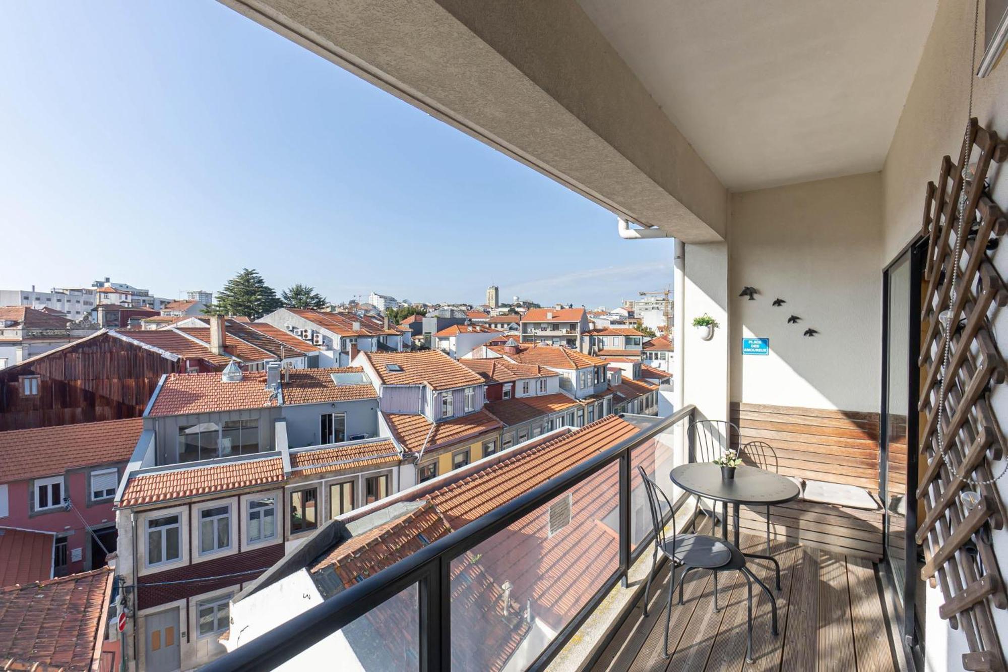 Top Floor Apartment With Sunny Balconies ポルト エクステリア 写真